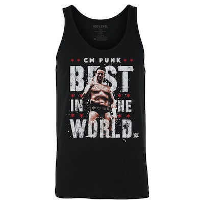 Men's 500 Level Black CM Punk Tank Top - DASH RACEGEAR image 1