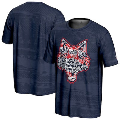 Men's ProSphere Navy Jacob Fatu Americana T-Shirt - DASH RACEGEAR image 1