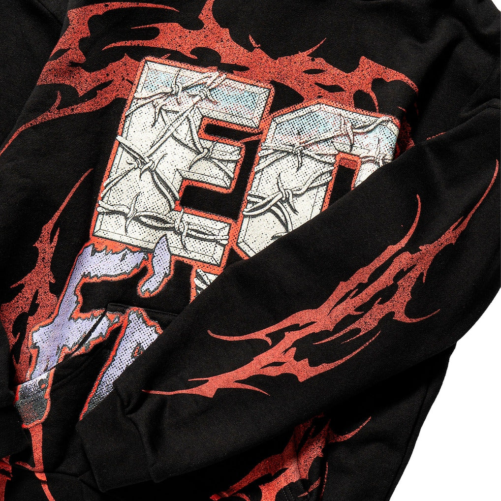Unisex Complex x WWE Black ECW Hardcore Hoodie - DASH RACEGEAR image 4