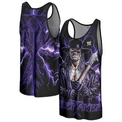 Men's ProSphere Black The Undertaker Deadman Tank Top - DASH RACEGEAR image 1