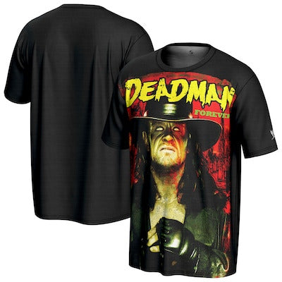 Men's ProSphere Black The Undertaker Deadman Forever T-Shirt - DASH RACEGEAR image 1