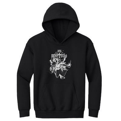 Youth 500 Level Black Rey Mysterio Mono Hoodie - DASH RACEGEAR image 1