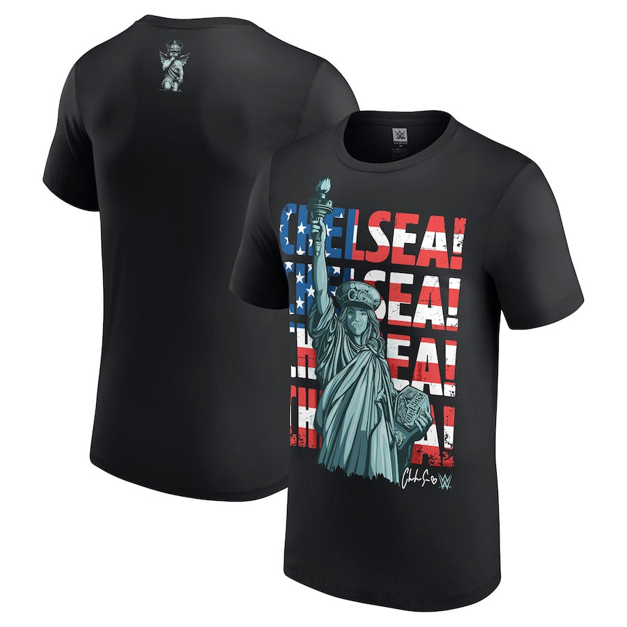 Men's Black Chelsea Green Patrihot T-Shirt