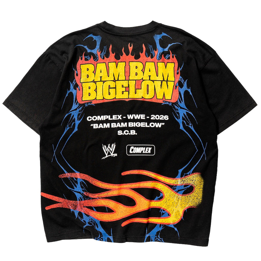 Unisex Complex x WWE Black Bam Bam Bigelow T-Shirt - DASH RACEGEAR image 3
