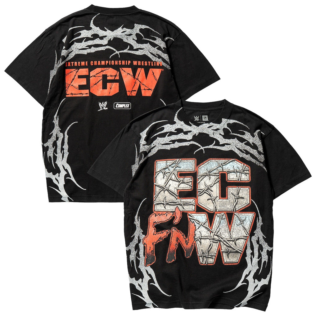 Unisex Complex x WWE Black ECW Hardcore T-Shirt - DASH RACEGEAR image 1