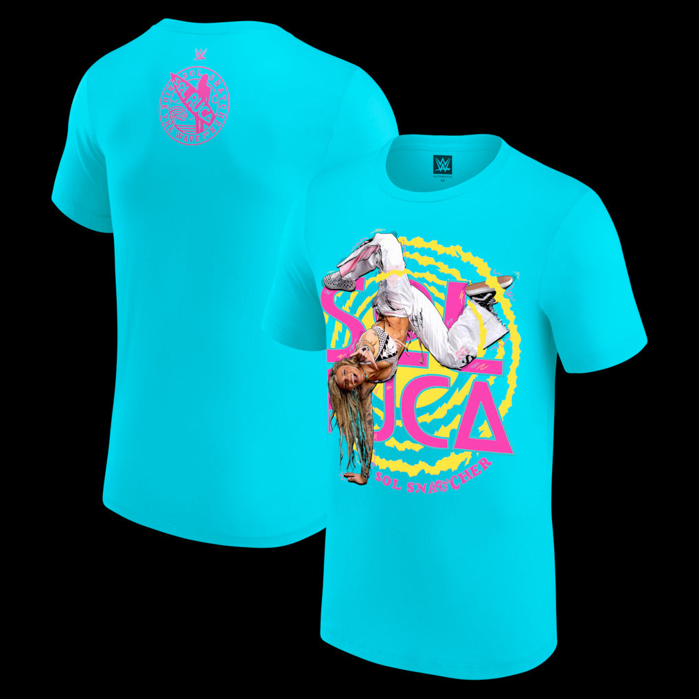 Men's Teal Sol Ruca Sol Snatcher Photo T-Shirt - DASH RACEGEAR image 1