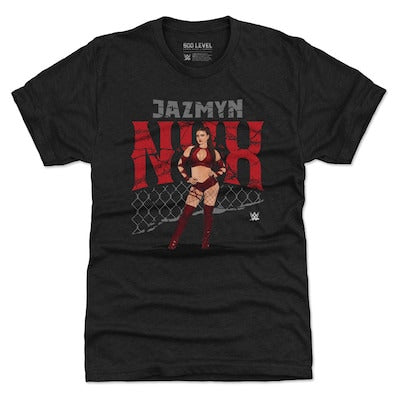 Men's 500 Level Heather Black Jazmyn Nyx Cage Tri-Blend T-Shirt - DASH RACEGEAR image 1