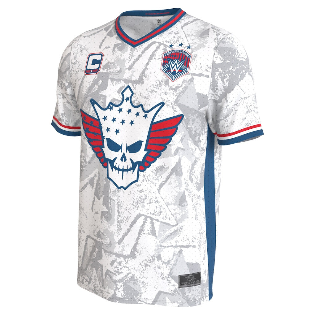 Youth ProSphere White Cody Rhodes Soccer Jersey - DASH RACEGEAR image 2