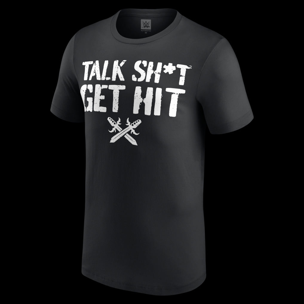 Men's Black Brock Lesnar Talk Sh*t Get Hit T-Shirt - DASH RACEGEAR image 2