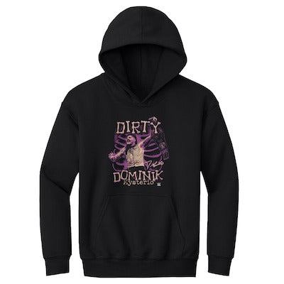 Youth 500 Level Black Dominik Mysterio Champion Grunge Hoodie - DASH RACEGEAR image 1