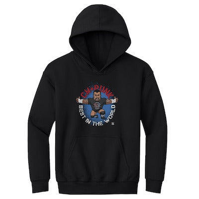 Youth 500 Level Black CM Punk Big Shots Pose Pullover Hoodie - DASH RACEGEAR image 1