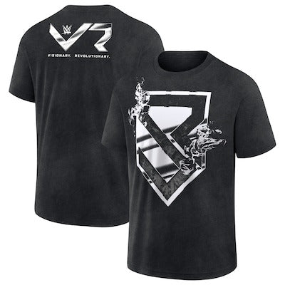 Youth Black Seth Rollins Flames T-Shirt - DASH RACEGEAR image 1