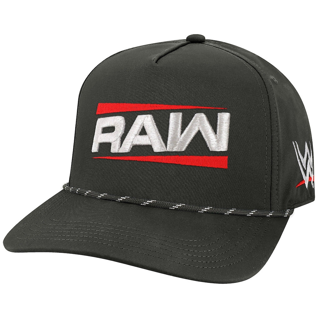 Men's Black RAW Caddy Snapback Hat - DASH RACEGEAR image 1
