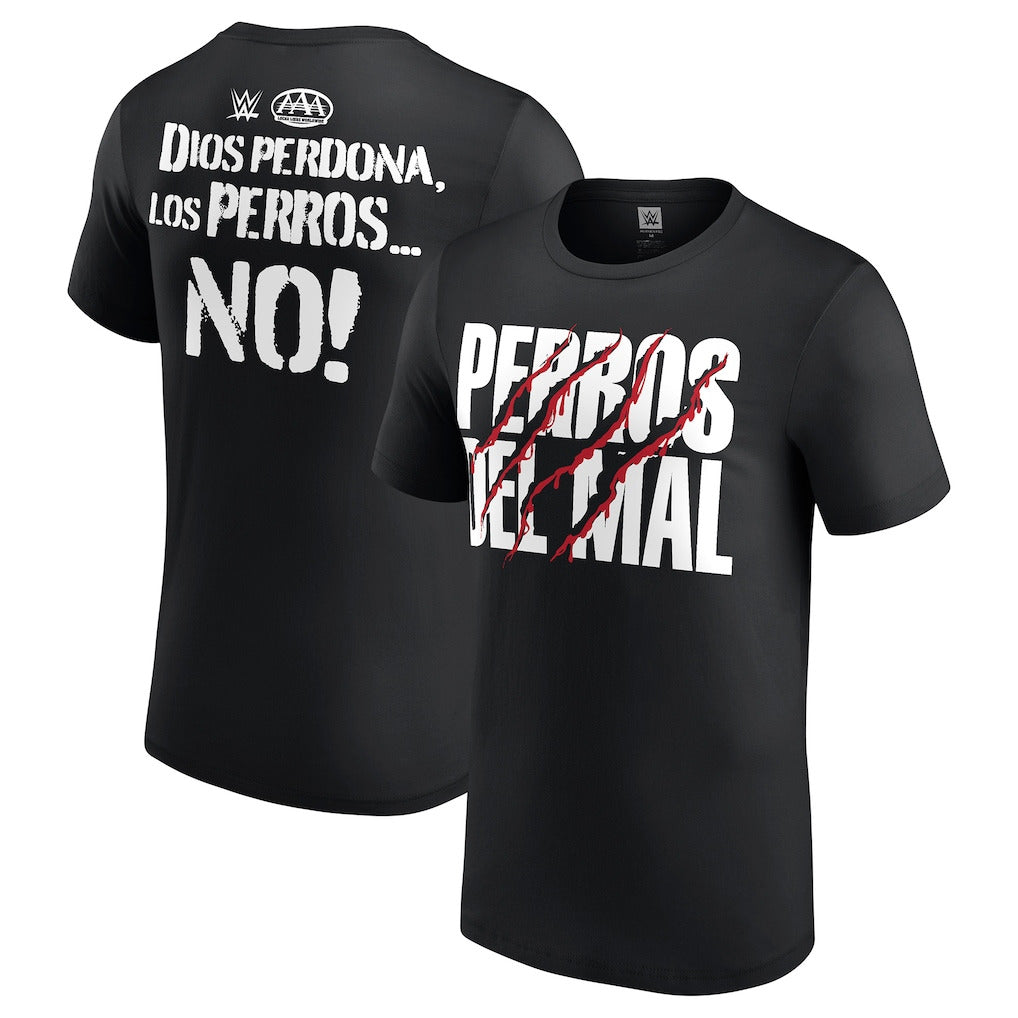 Men's Black Los Perros del Mal AAA Faction T-Shirt - DASH RACEGEAR image 1