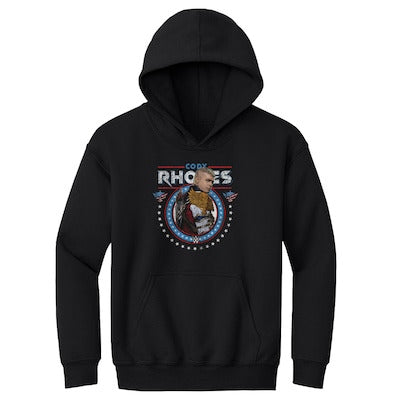 Youth 500 Level Black Cody Rhodes Gritty Hoodie - DASH RACEGEAR image 1