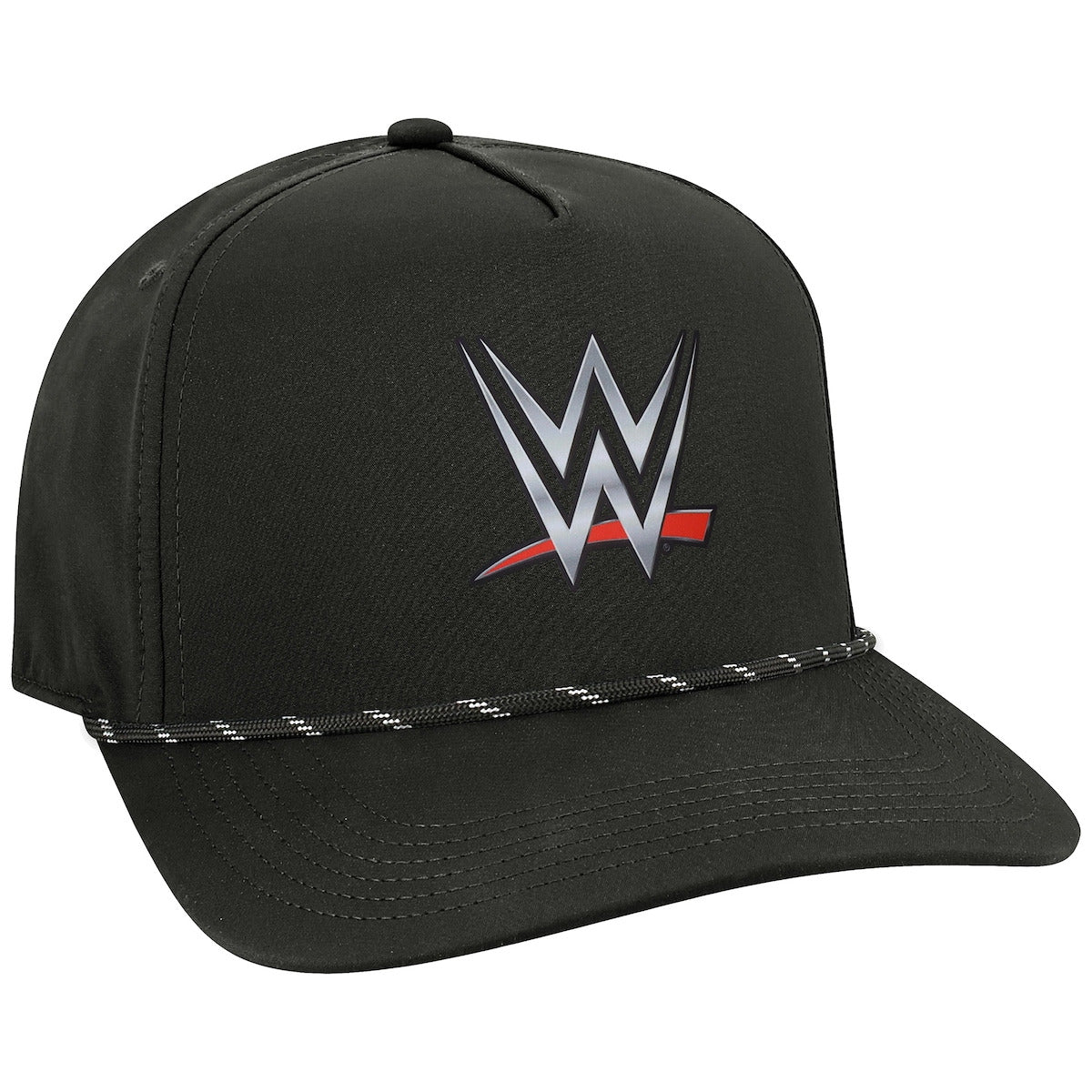 Men's Black WWE Logo Caddy Snapback Hat