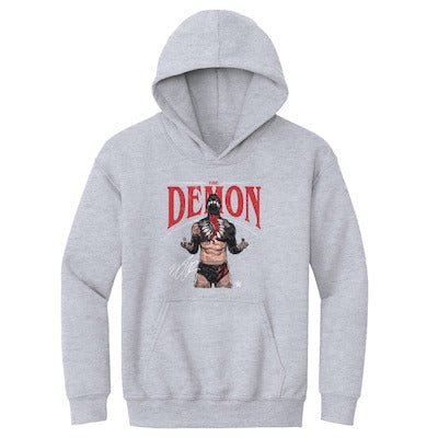 Youth 500 Level Gray Finn Bálor Hoodie - DASH RACEGEAR image 1