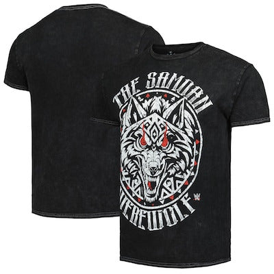 Men's Ripple Junction Black Jacob Fatu Samoan Werewolf Tattoo Graphic T-Shirt - DASH RACEGEAR image 1