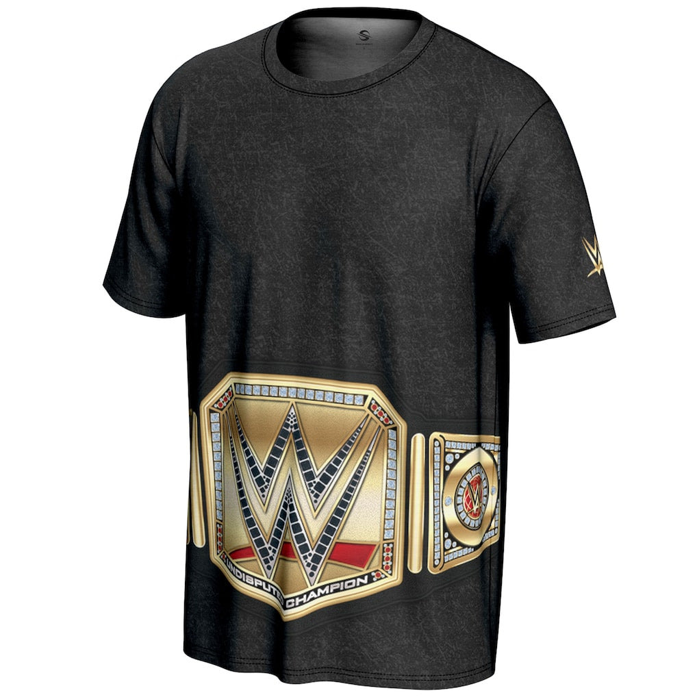 Youth ProSphere Black WWE Undisputed Championship Title Belt T-Shirt - DASH RACEGEAR image 2