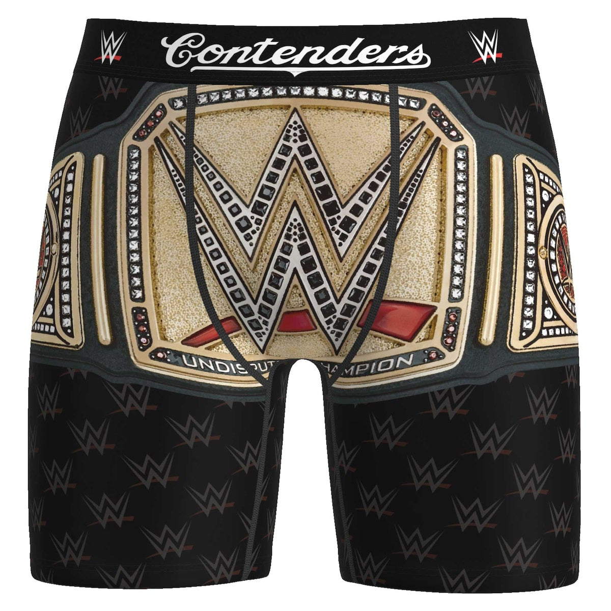 Men's Contenders Clothing Black WWE Undisputed Universal Championship Boxer Briefs