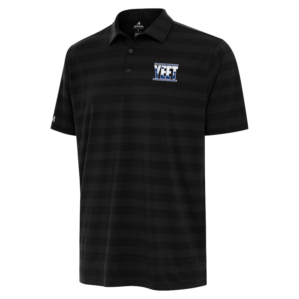 Men's Antigua Black Jey Uso Tunnel Polo - DASH RACEGEAR image 2