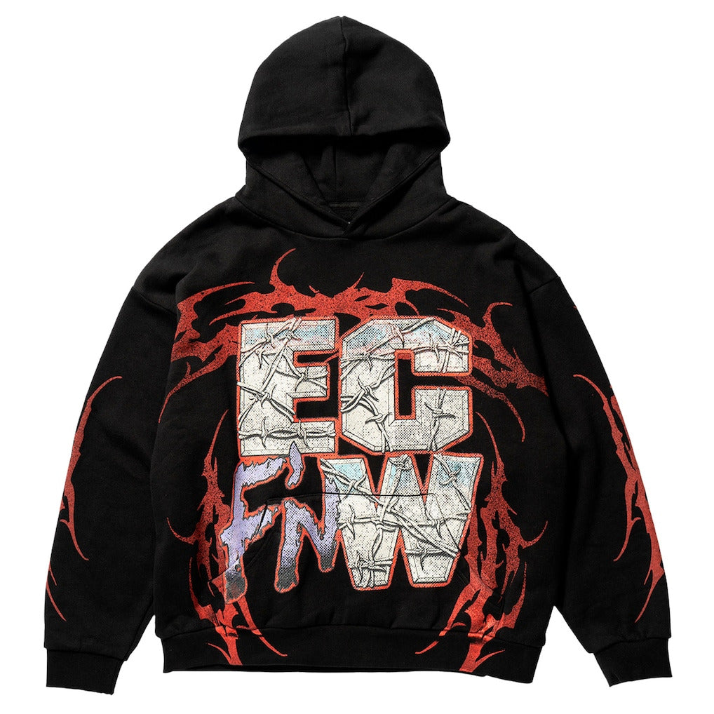 Unisex Complex x WWE Black ECW Hardcore Hoodie - DASH RACEGEAR image 2