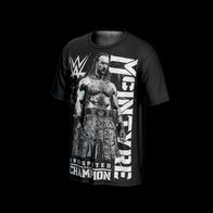Men's ProSphere Black Drew McIntyre Champ T-Shirt - DASH RACEGEAR image 2