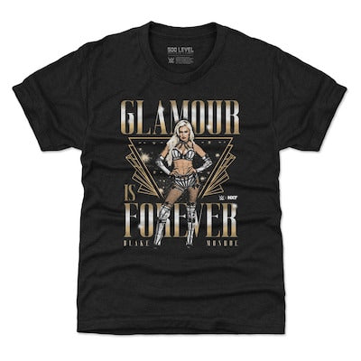 Youth 500 Level Heather Black Blake Monroe Glamour Forever T-Shirt - DASH RACEGEAR image 1