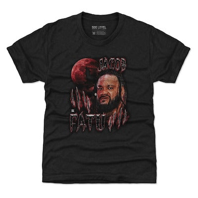 Youth 500 Level Heather Black Jacob Fatu Gritty T-Shirt - DASH RACEGEAR image 1