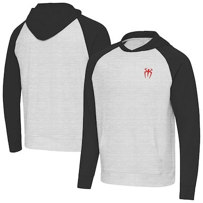 Men's Antigua Black/Heather Gray Roman Reigns Urgent Hoodie - DASH RACEGEAR image 1