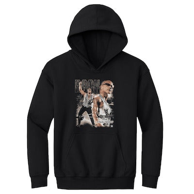 Youth 500 Level Black The Rock Vintage Grunge Hoodie - DASH RACEGEAR image 1