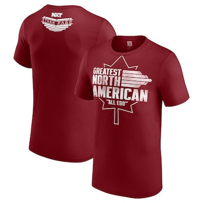Men's Red Ethan Page Greatest North American T-Shirt - DASH RACEGEAR image 1