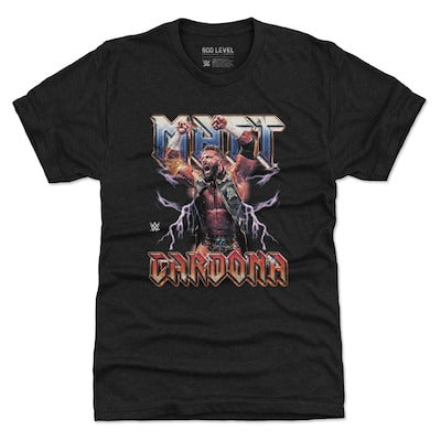 Men's 500 Level Black Matt Cardona Tri-Blend T-Shirt - DASH RACEGEAR image 1
