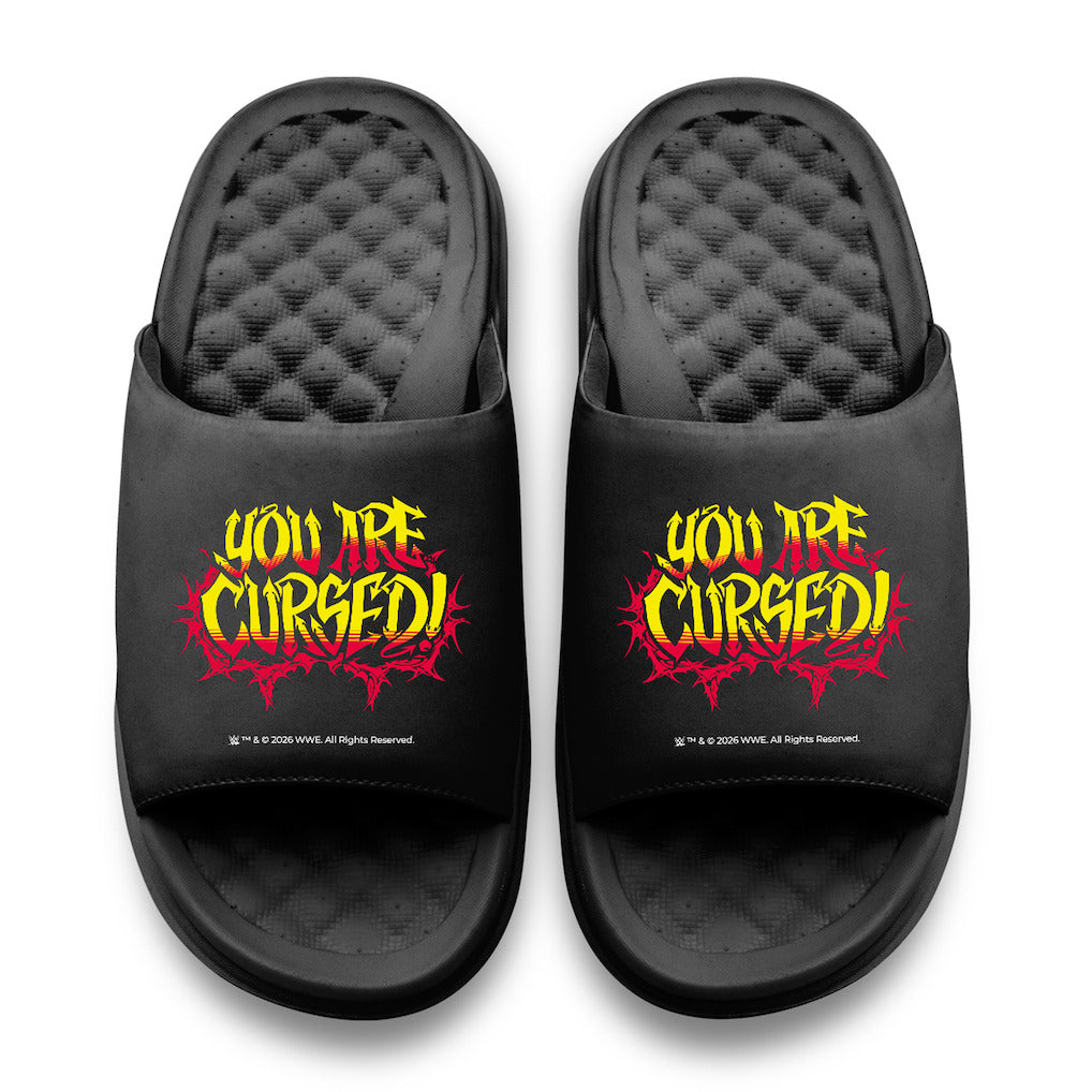 Youth ISlide Danhausen You Are Cursed Motive Slide Sandals - DASH RACEGEAR image 1