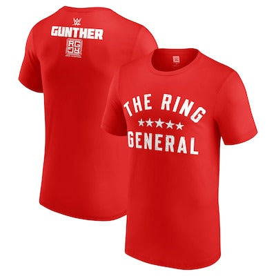 Men's Red Gunther The Ring General T-Shirt - DASH RACEGEAR image 1
