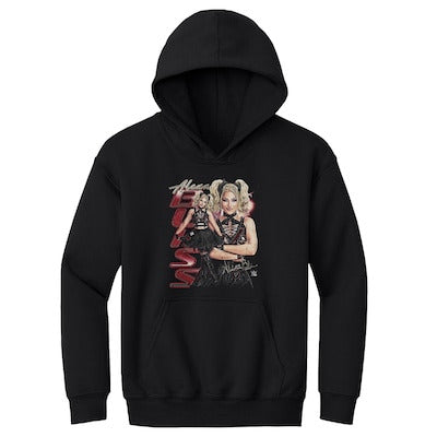 Youth 500 Level Black Alexa Bliss Vintage Hoodie - DASH RACEGEAR image 1