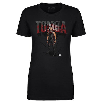 Women's 500 Level Black Tama Tonga Grunge T-Shirt - DASH RACEGEAR image 1