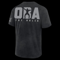 Men's Black Oba Femi Run From The Ruler Oversized T-Shirt - DASH RACEGEAR image 3