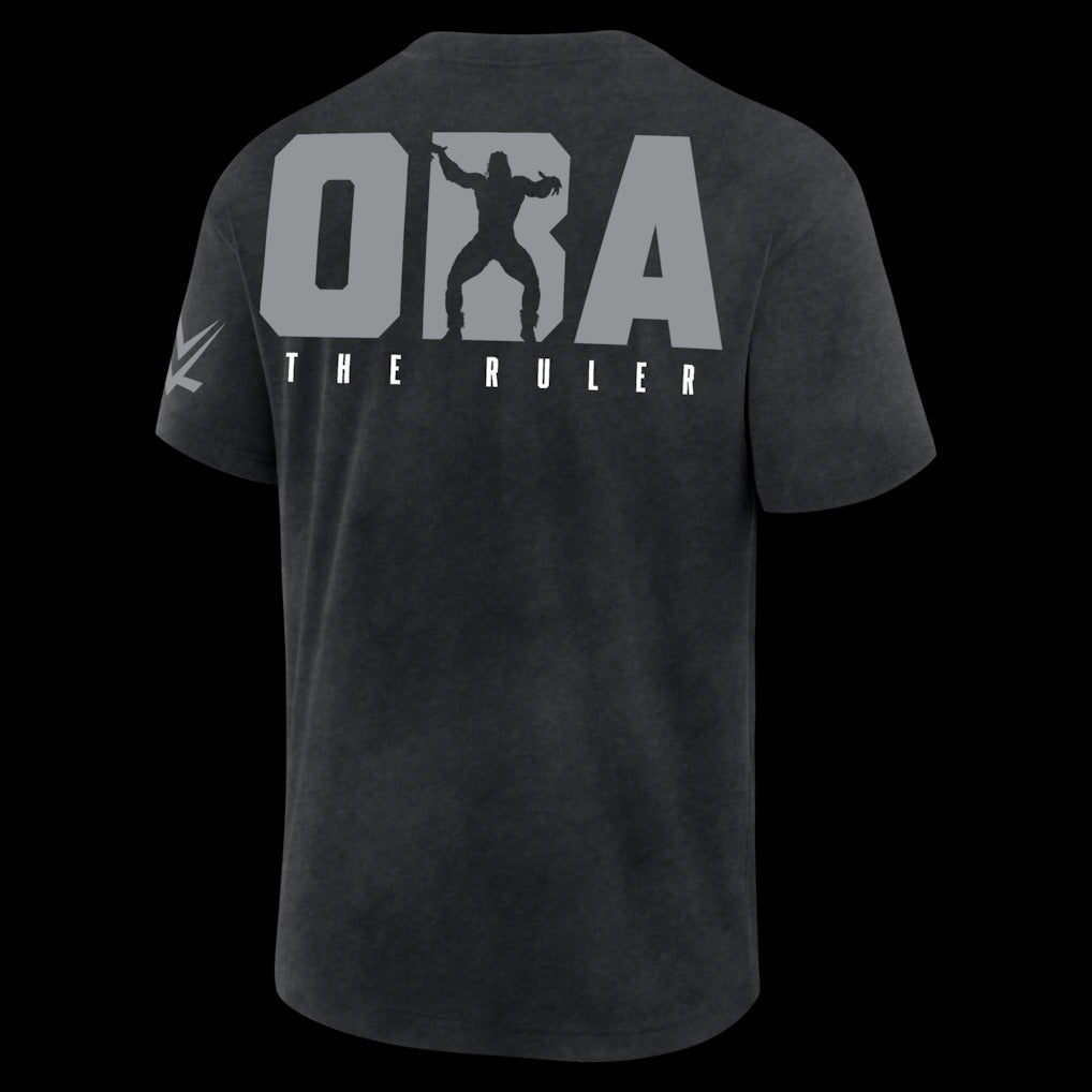 Men's Black Oba Femi Run From The Ruler Oversized T-Shirt - DASH RACEGEAR image 3