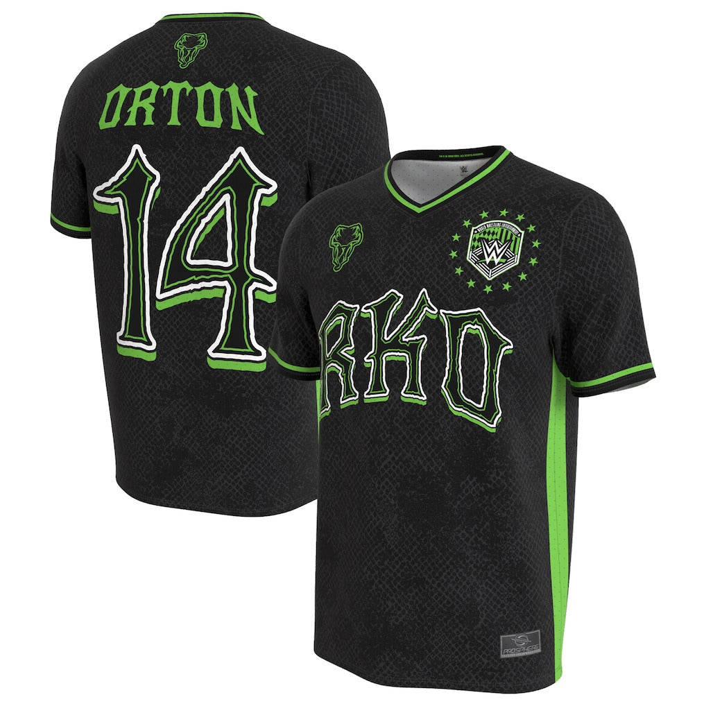 Unisex ProSphere Black Randy Orton Soccer Jersey - DASH RACEGEAR image 1