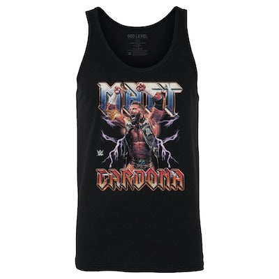 Men's 500 Level Black Matt Cardona Tank Top - DASH RACEGEAR image 1