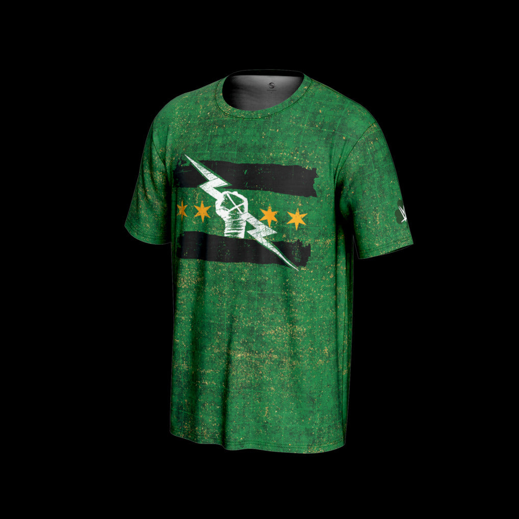 Men's ProSphere Green CM Punk St. Patrick's Day T-Shirt - DASH RACEGEAR image 2