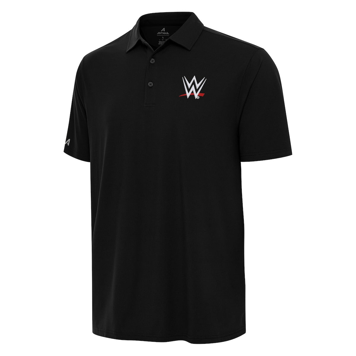 Men's Antigua Black WWE Era Polo
