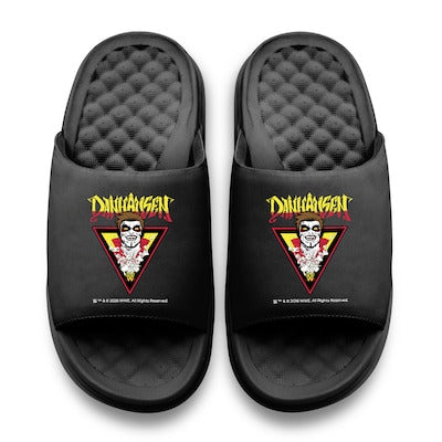 Youth ISlide Black Danhausen Triangle Motive Slide Sandals - DASH RACEGEAR image 1