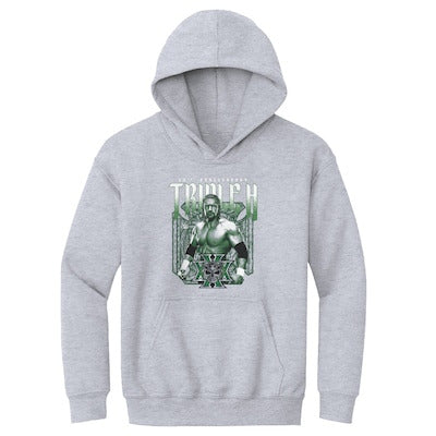 Youth 500 Level Gray Triple H 30th Anniversary Pullover Hoodie - DASH RACEGEAR image 1
