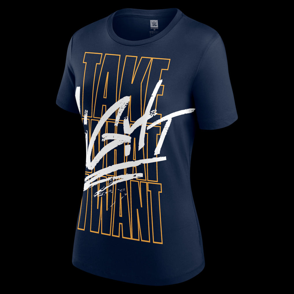 Women's Navy Royce Keys Take What I Want T-Shirt - DASH RACEGEAR image 2
