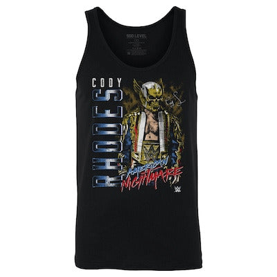 Men's 500 Level Black Cody Rhodes Tank Top - DASH RACEGEAR image 1