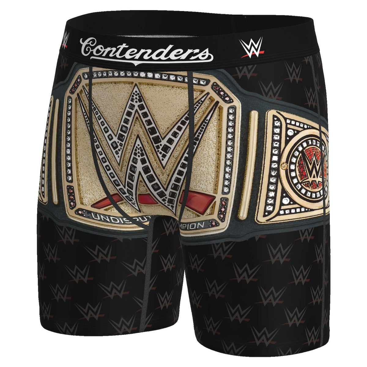 Men's Contenders Clothing Black WWE Undisputed Universal Championship Boxer Briefs