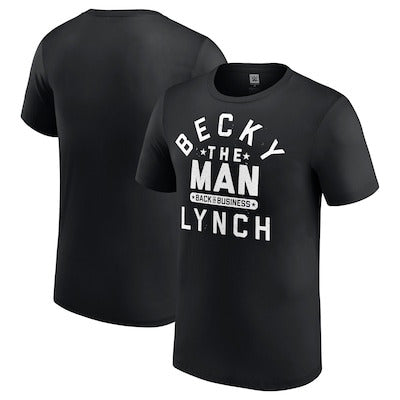Youth Black Becky Lynch Back In Business T-Shirt - DASH RACEGEAR image 1