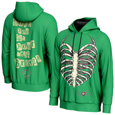 Men's ProSphere Green AJ Lee Ribcage Hoodie - DASH RACEGEAR image 1